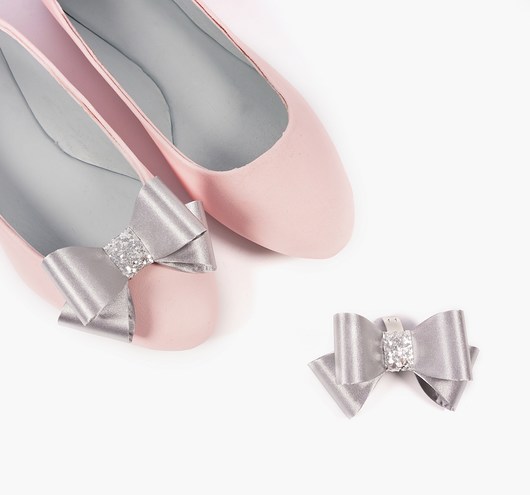 NEW! Klipsy do butów - Party Time / Silver Coquet