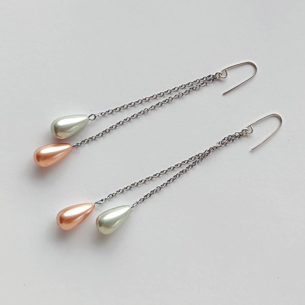 kolczyki z kamieniami Kolczyki OKRĄG