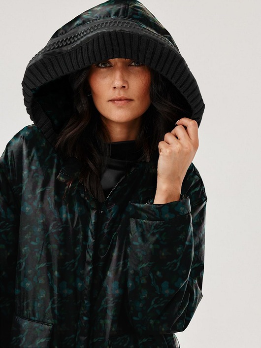 kurtki damskie Kurtka OVERSIZE nadruk autorski