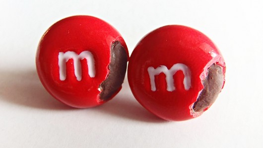 czerwone m&m ponadgryzane Piecuchowo