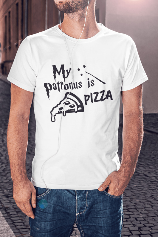 t-shirty męskie Koszulka Harry Potter pizza