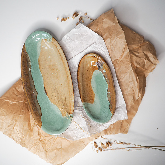 patery i talerze Zestaw dwóch pater