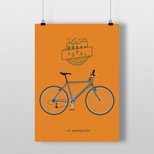 Plakat ROWER GÓRAL 50x70cm plakaty rowerowe