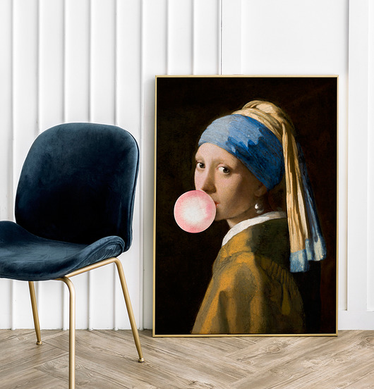 Plakat Portret z gumą  HOG STUDIO