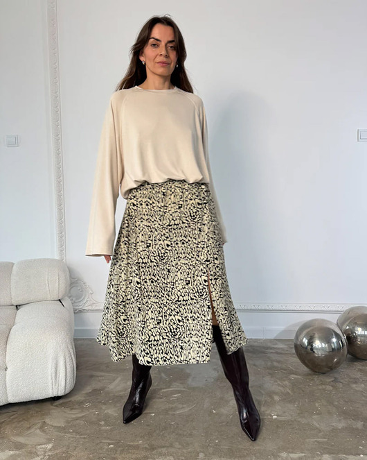 spódnice midi Spódnica Paola animale new