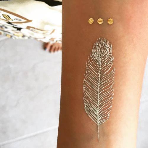 feathers Blinq Tattoo