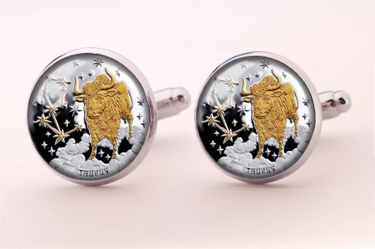 Spinki do mankietów Byk znak zodiaku EGGinEGG
