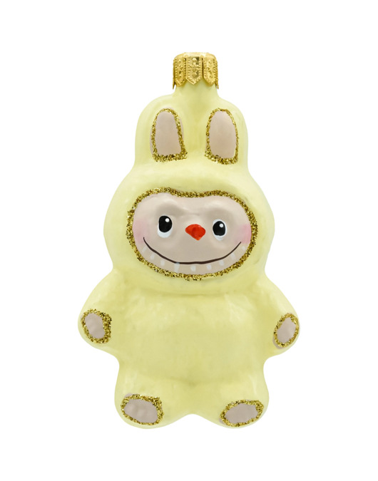 ozdoby choinkowe Bombka choinkowa: Labubu pastelowe: żółte