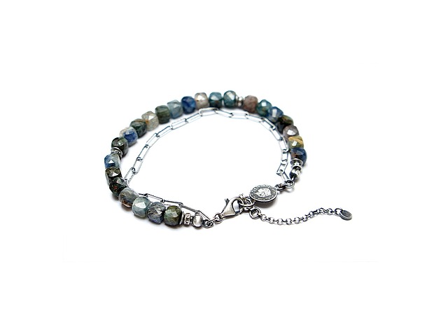 bransoletki wire wrapping Denim jeans vol. 5 - bransoletka