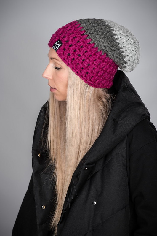 czapki damskie Czapka Triquence 27 - FUKSJA