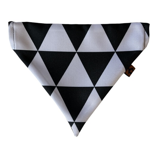 ubranka dla zwierząt Dwustronna bandana dla psa Trójkaty