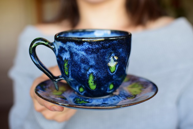 Filiżanka ceramiczna z wgłębieniami 270ml Ceramika Ciepliki