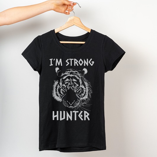 t-shirty męskie Koszulka czarna  męska I am strong