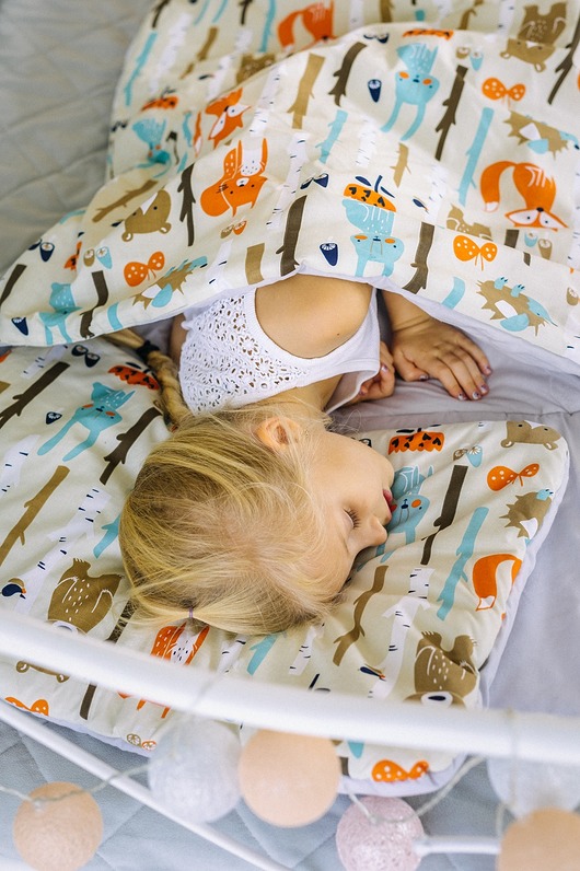 śpiworek JUNIOR ocieplany 70x140 las WoodLook