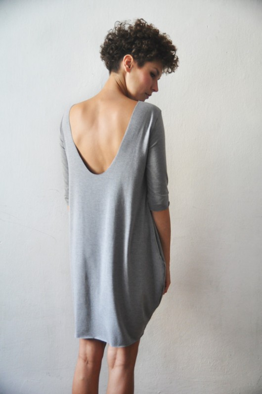 sukienki midi damskie Back low-cut dress II
