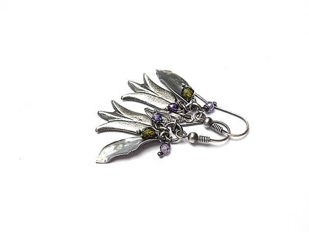 Kolczyki Swarovski Dzwonki fantasy  Katia i krokodyl
