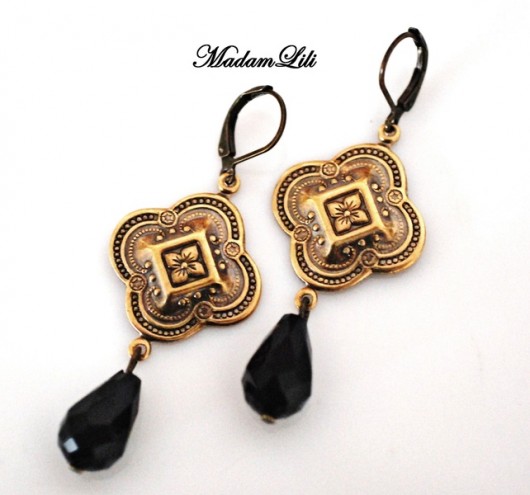 Kolczyki vintage "Casablanca" MadamLili