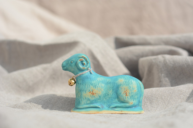 ozdoby wielkanocne Baranek wielkanocny turkusowy, ciemny turkus be 22