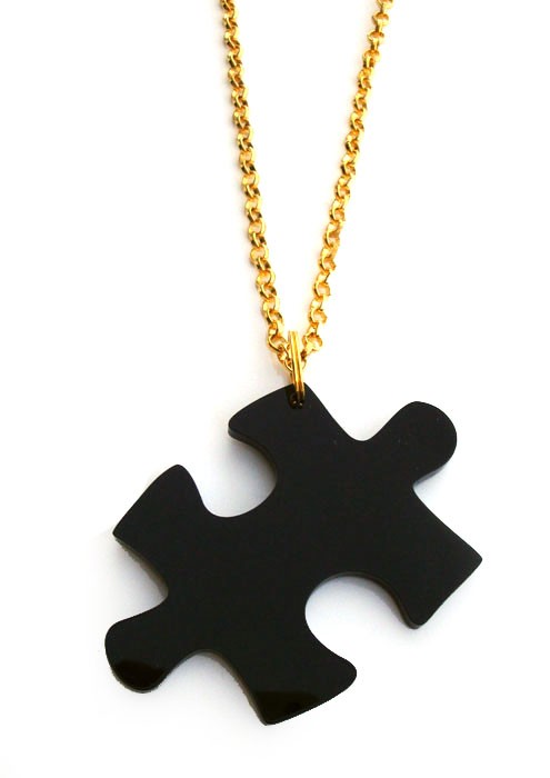 PuzzLove DeLuxe / wisior / czarny Monika Roth