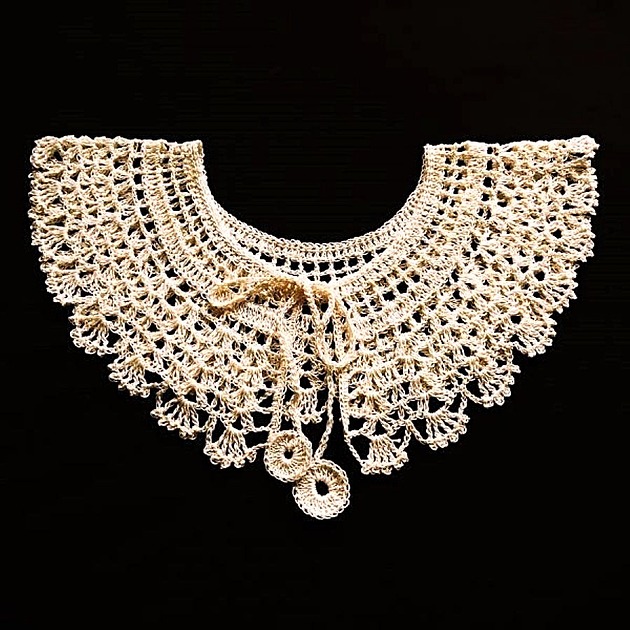 akcesoria różne Kołnierzyk ecru 80-25