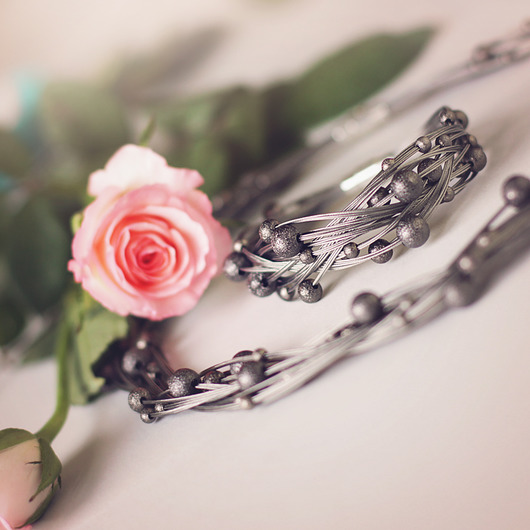 komplet biżuterii Komplet Wire Branch