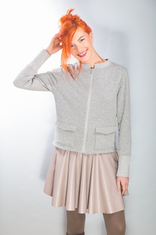 Sportowa marynarka - bluza szara Benni