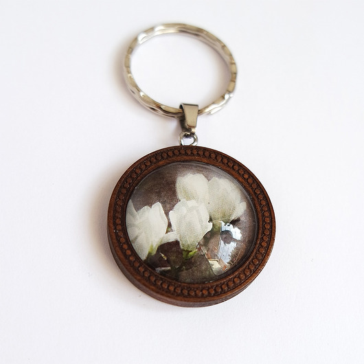 breloki Breloczek - Magnolia - drewniany