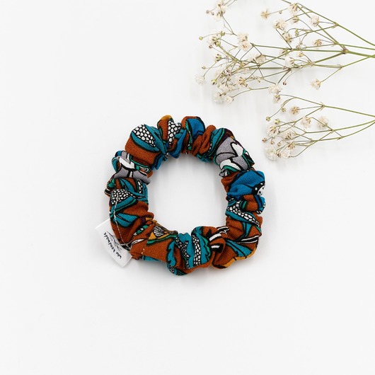 gumki do włosów Scrunchie Slim vintage