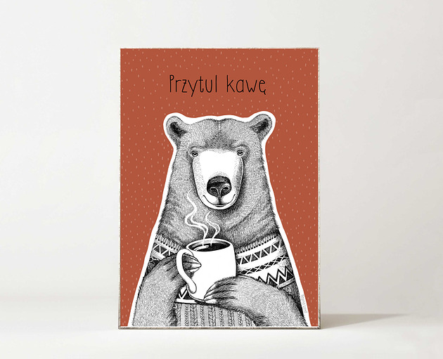 grafiki i ilustracje Przytul kawę