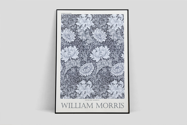 William Morris plakat wystawowy Pas De LArt