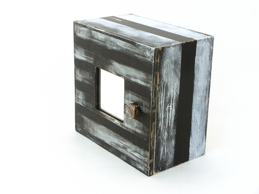  Drewniana szafka na klucze / pocztę  Clock Wood Studio
