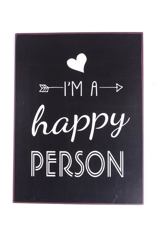 Szyld metalowy Happy Person MIA home
