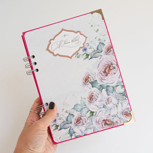 kalendarze i plannery Planer ślubny organizer planner scrap