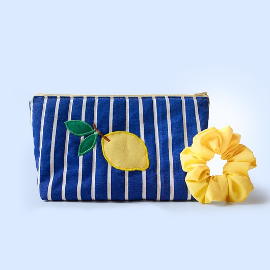 kosmetyczki Zestaw prezentowy dla niej- kosmetyczka + scrunchie