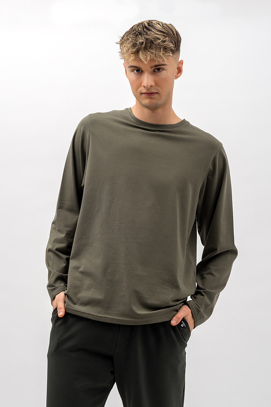 bluzy męskie Longsleeve ,,MELIK" khaki