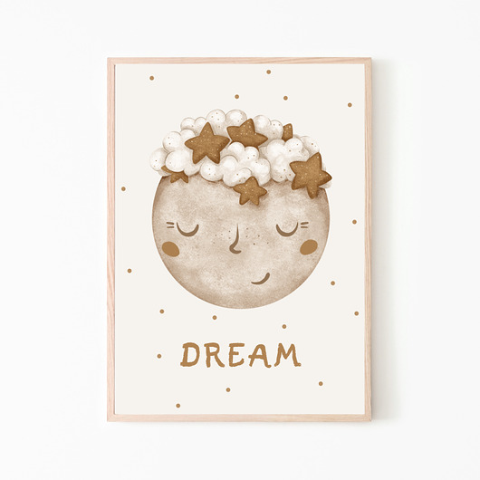 obrazy i plakaty do pokoju dziecięcego PLAKAT, OBRAZEK Magic dreams nr.4