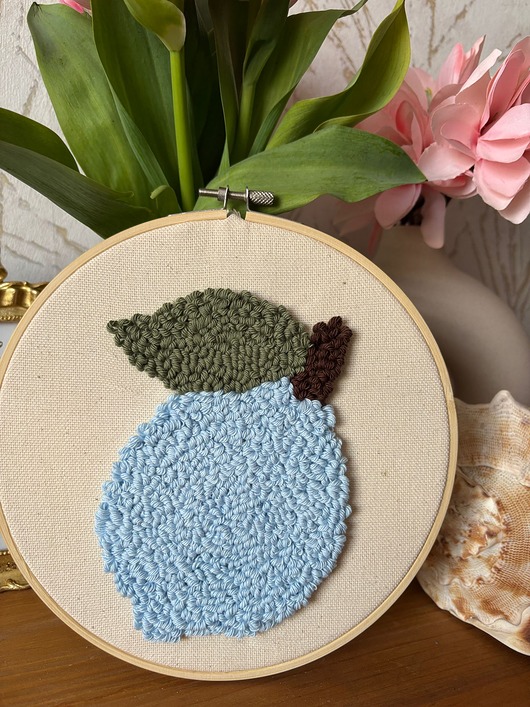 Ozdoby na ścianę Cytryna Błękit