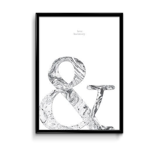 Plakat Love&harmony 50x70  Bury Lis