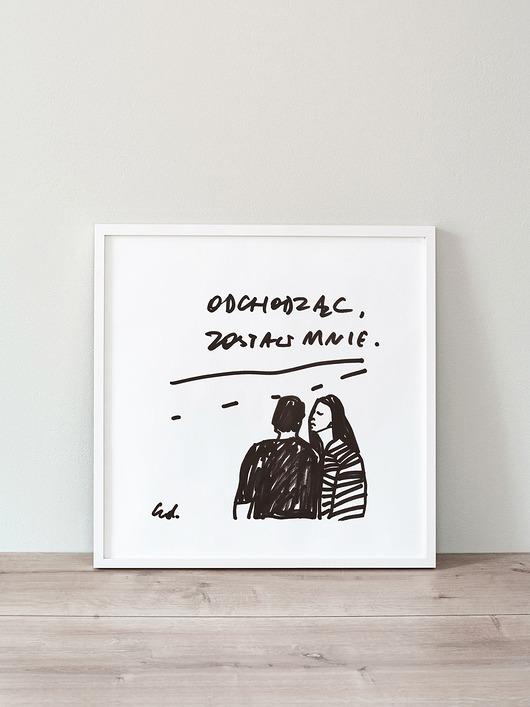 plakaty Plakat Odchodząc, zostaw mnie