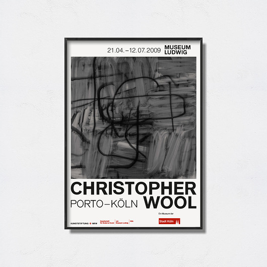 plakaty Christopher Wool - Exhibition Poster