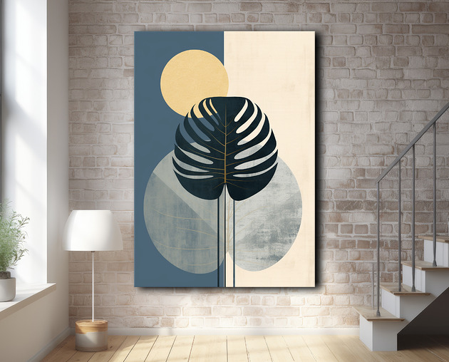 plakaty Tropikalne liście - Plakat - Loft, Minimalizm #71