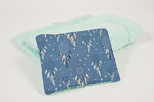 Podusia do wózka - g. łapacze snów - 23x30 cm Minky and Cotton