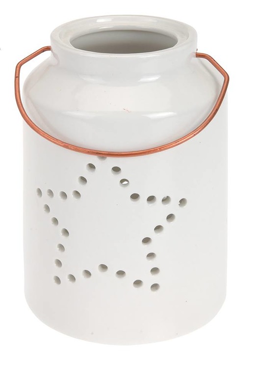Lampion ceramiczny z gwiazdą MIA home