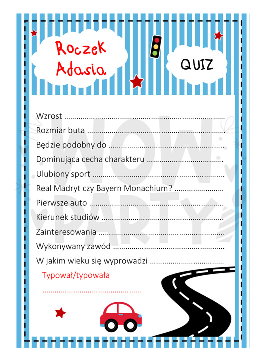 kartki okolicznościowe - wydruki Kartki AUTKO