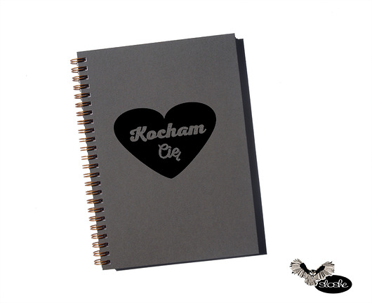 Kocham Cię, z eko papieru Sowia Aleja