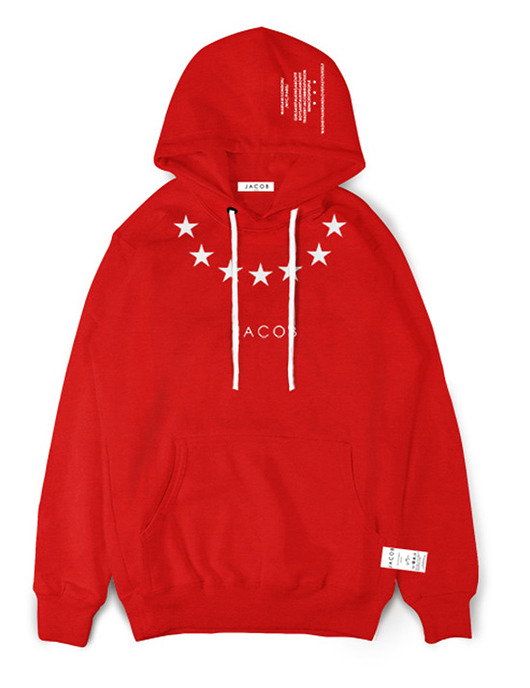bluzy męskie Hoodie w gwiazdki z logo