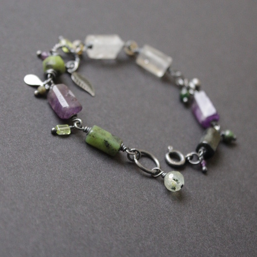 bransoletki z kamieni naturalnych Unikatowa bransoletka - Energia Koloru