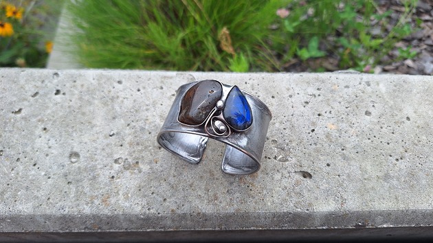 bransoletki wire wrapping Podaj dalej - bransoletka regulowana