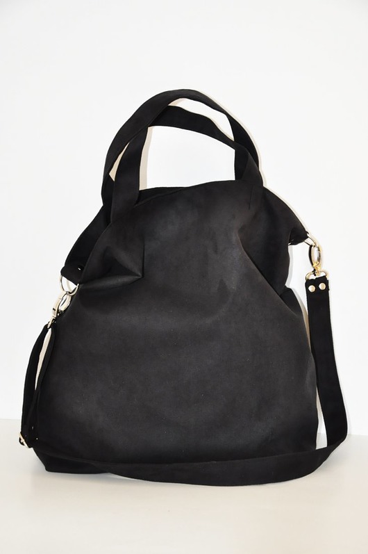 Torba hobo XXL - czerń PRACOWNIA 166