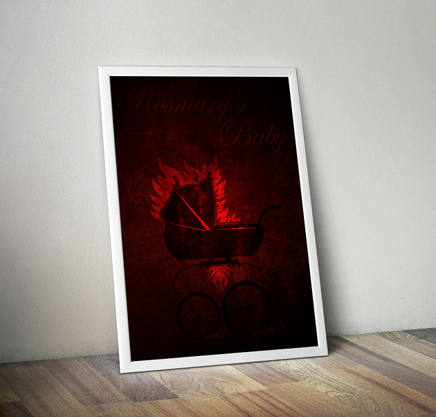 grafiki i ilustracje Plakat Dziecko Rosemary